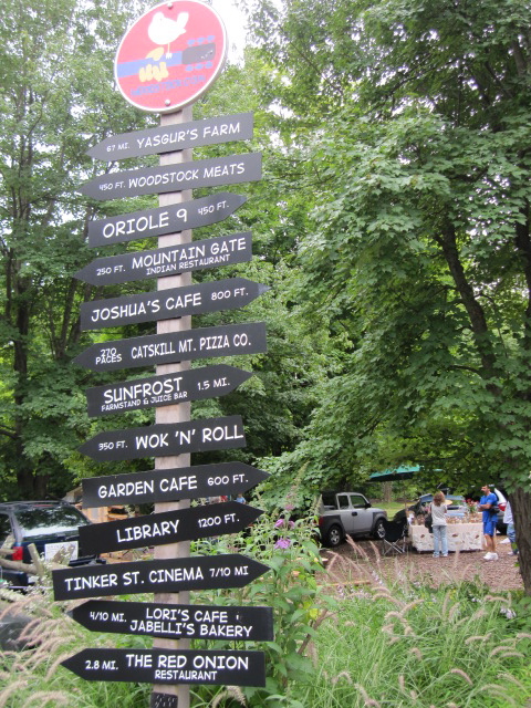 Woodstock sign