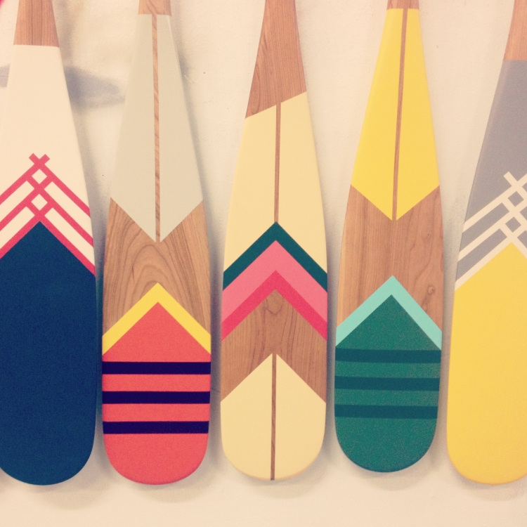 painted oar